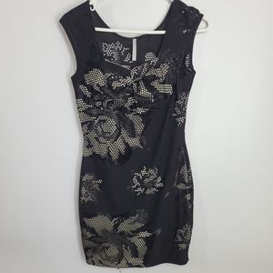 Alt. B Lace Over Nude Dress